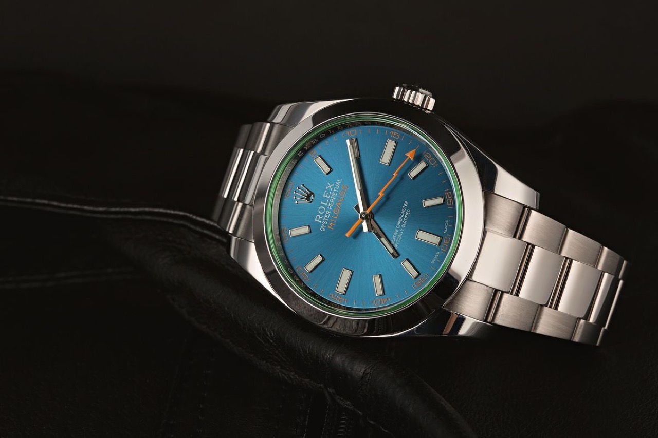 Rolex Milgauss 116400GV Z-Blue trong kho ảnh Gia Bảo
