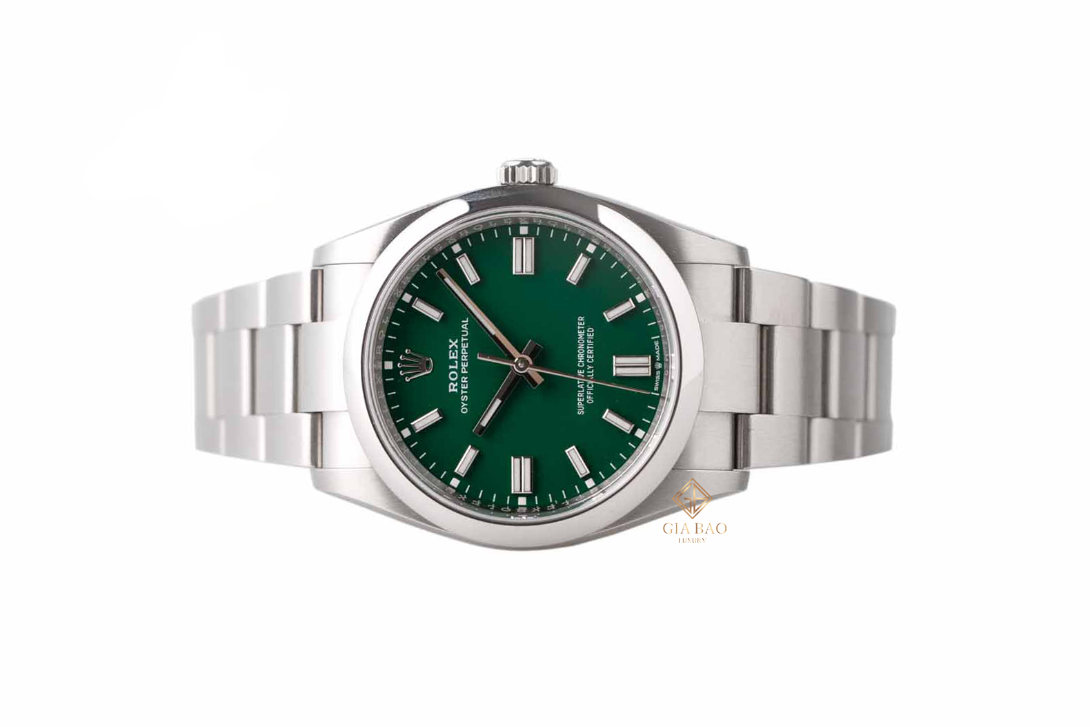 Rolex Oyster Perpetual 36 126000 mặt xanh lá tại Gia Bảo