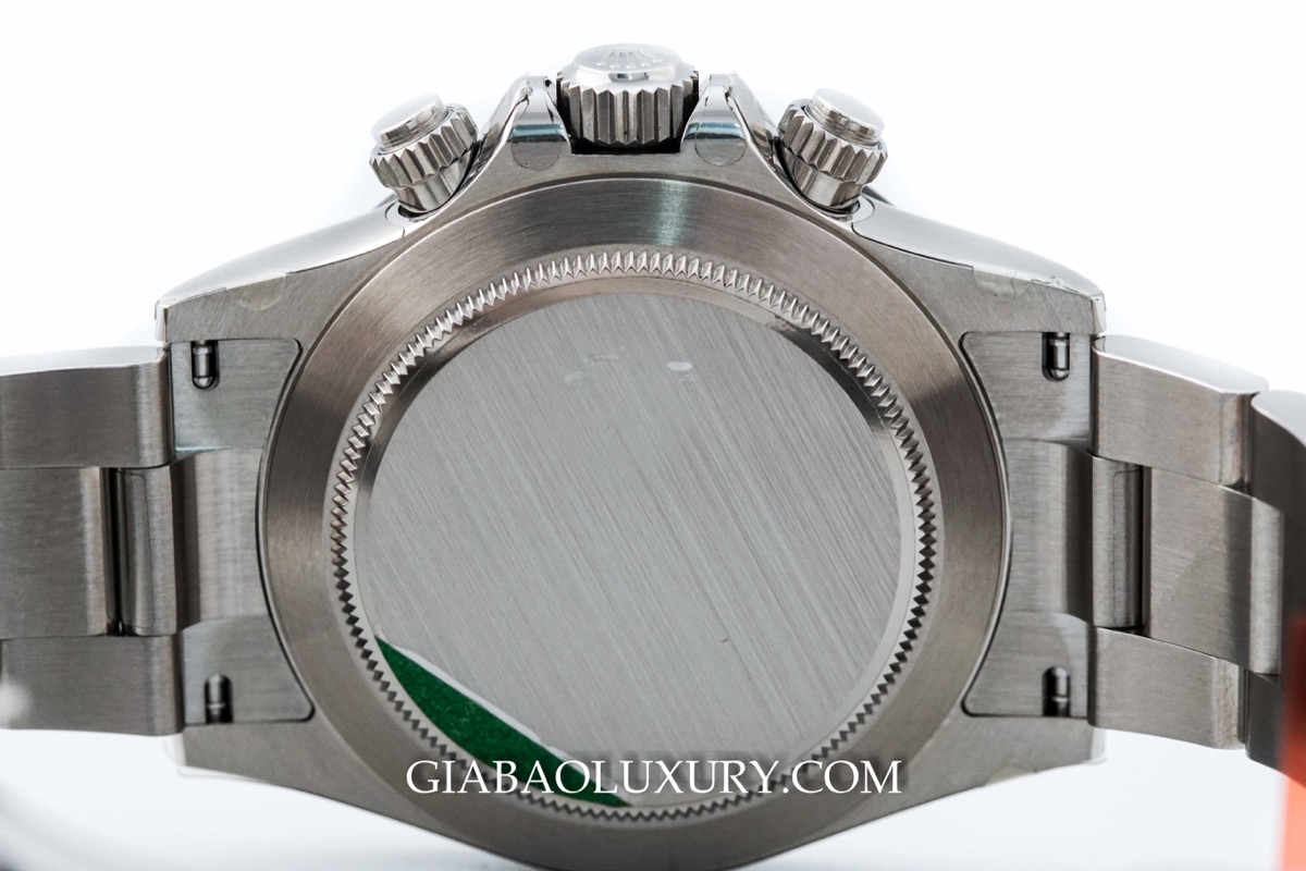 Nắp đáy và càng vỏ Rolex Daytona nhìn gần
