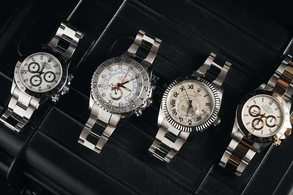 Bốn đồng hồ Rolex trong ảnh đăng tại bài nguồn Gia Bảo