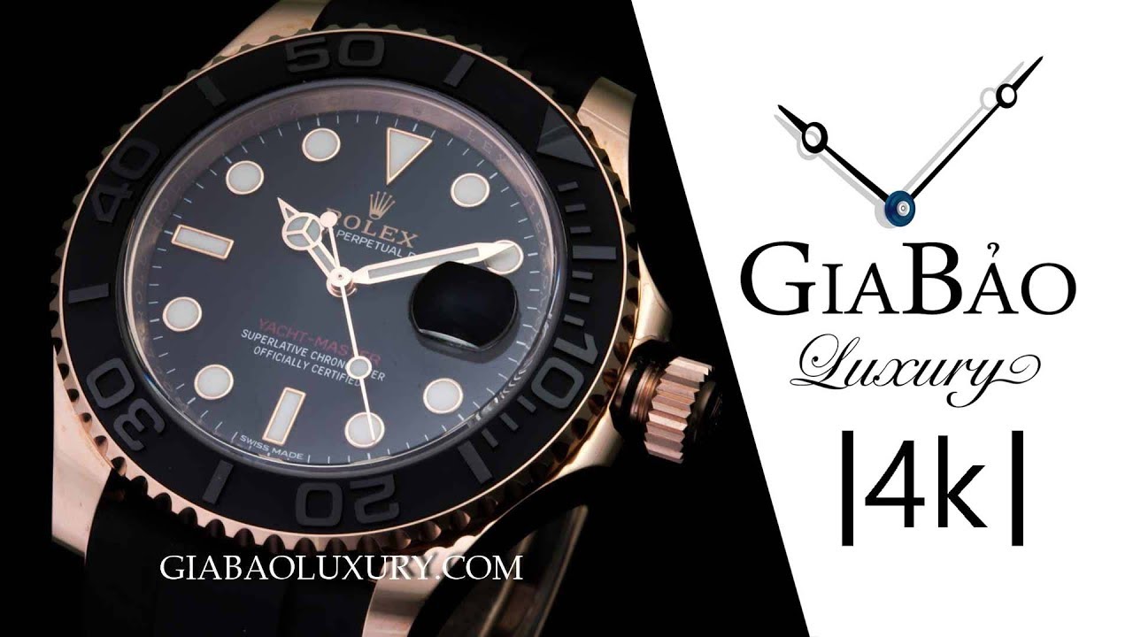 Rolex Yacht-Master 116655 Everose Oysterflex trong bài đánh giá Gia Bảo