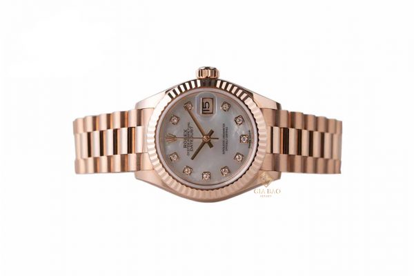 Đồng hồ Rolex Lady-Datejust 279175 Mặt Số Vỏ Trai Dây Đeo President
