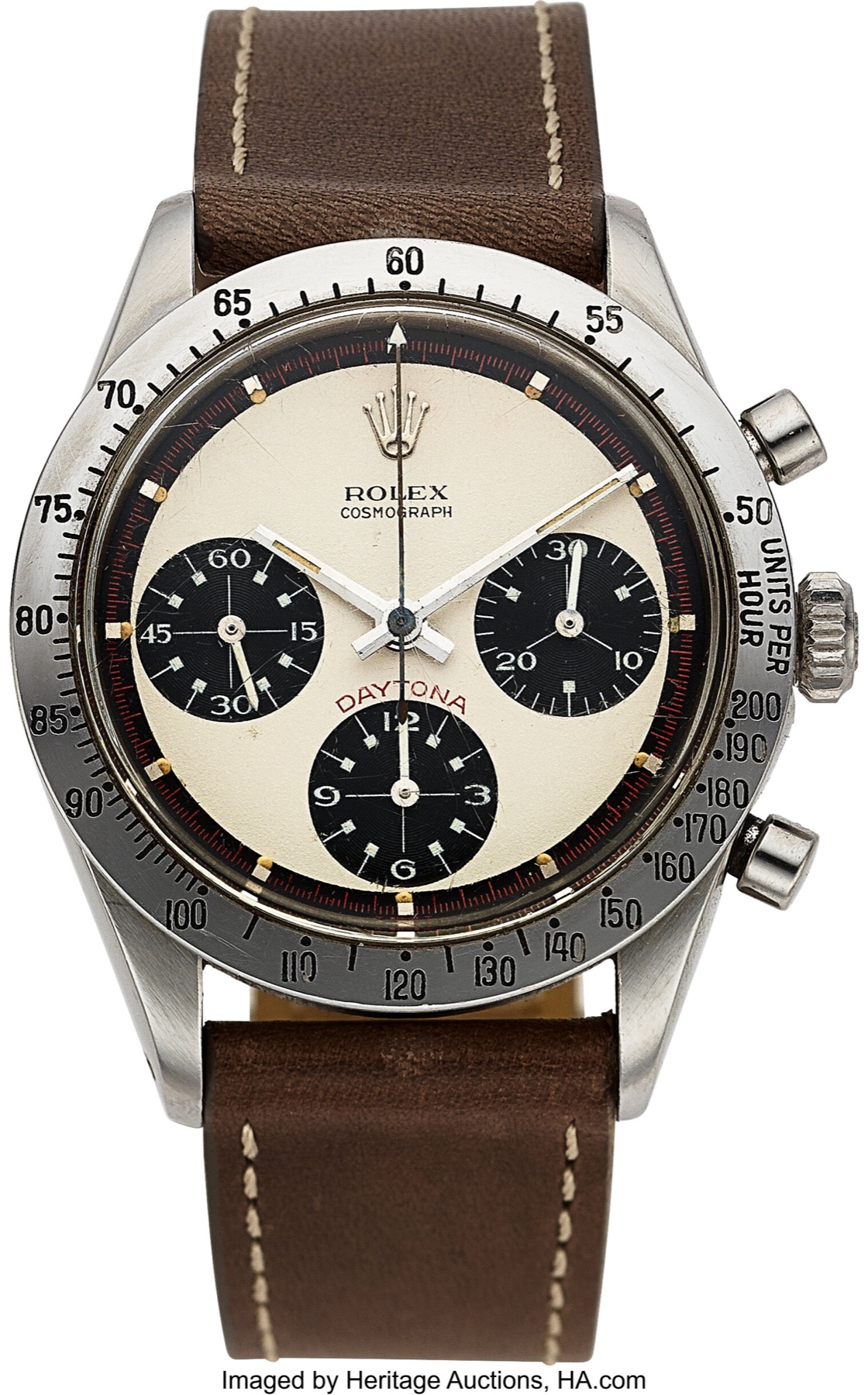 Rolex Daytona ref. 6239 mặt số Paul Newman tại Heritage Auctions năm 2025